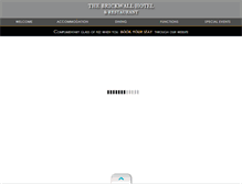 Tablet Screenshot of brickwallhotel.com